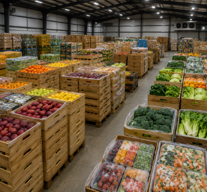 Cold chain produce handling