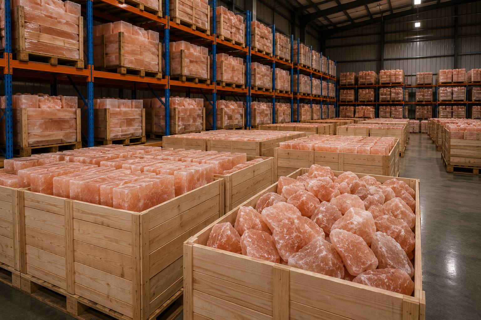 Bulk pink salt rocks